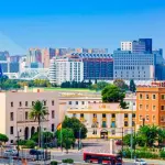 La città di Valencia ed i territori circostanti